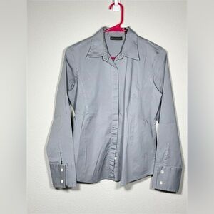 Banana Republic Light Gray Stretch Shirt